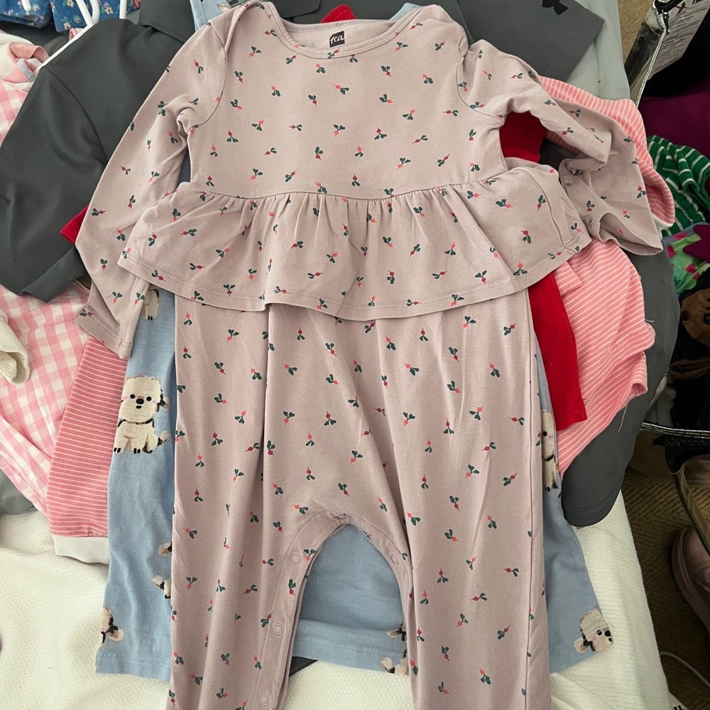 Tea romper 18-24 months